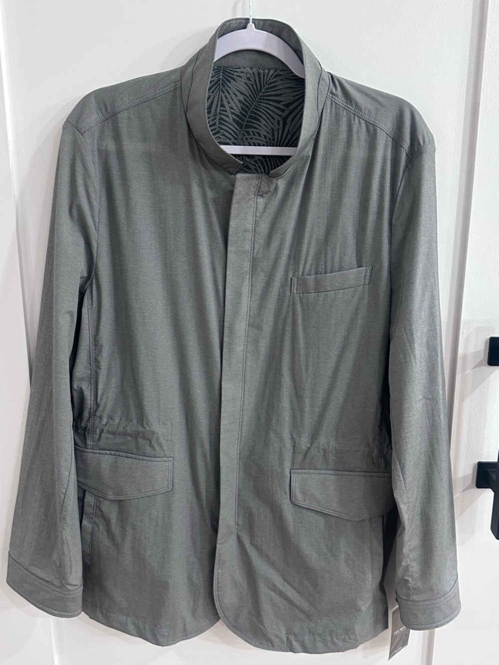 NWT Tremolo Culture Square Gray Tech Utility Jacket Men's 105 (Large/XL)